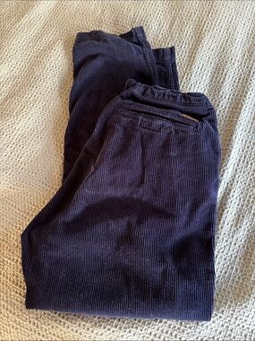 OrSlow New York Corduroy Pants in Navy